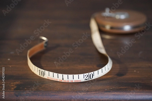 Obraz old tape measure