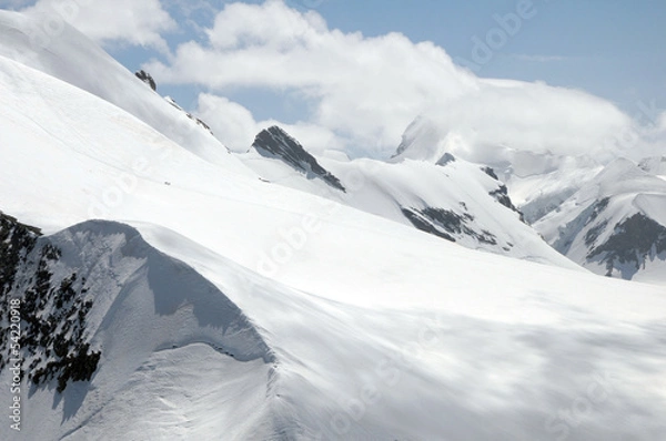 Obraz Peak of Breithorn seen from Klein Matterhorn station