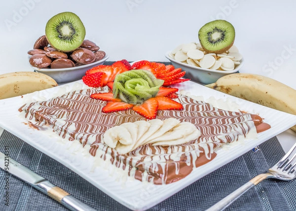 Obraz cake with mint