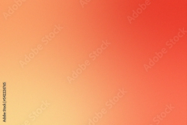 Fototapeta Orange grainy gradient background. Modern gradient texture.