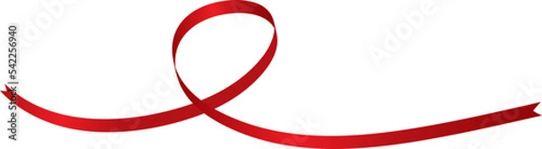 Fototapeta Red Ribbons Vector Set