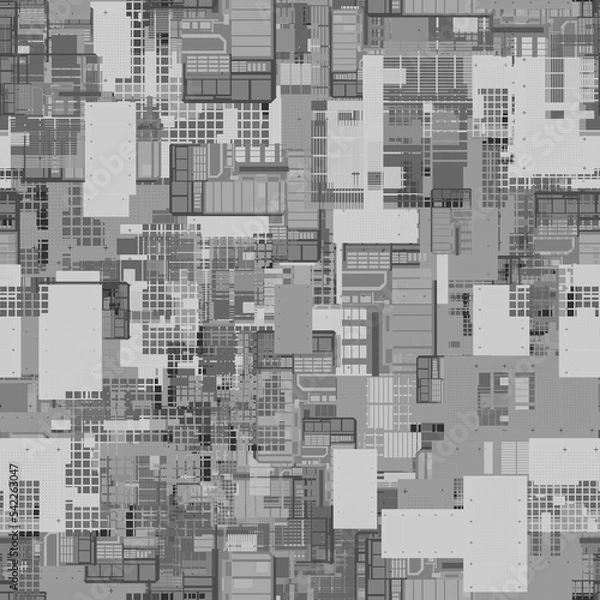 Obraz SCIFI displacement map for 3d texture