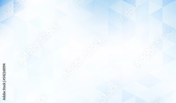 Obraz Minimal light blue background with translucent triangles