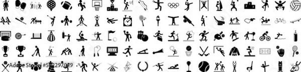 Fototapeta Sport icon collections vector design