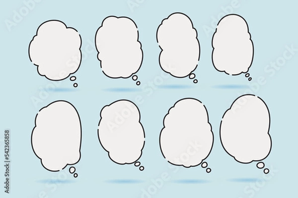 Fototapeta speech bubble  speech balloon suitable for illustration and comic