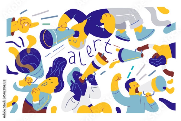 Fototapeta Alert Sale Message 