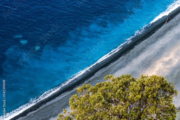 Obraz Grey stone beach on Corsica in Nonza