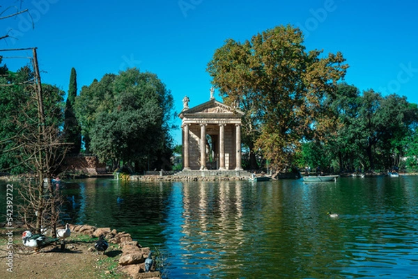 Fototapeta Aesculapius temple, Rome