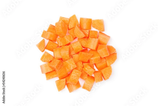 Obraz Diced carrot