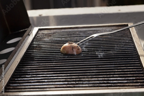 Obraz Cleaning the Grill