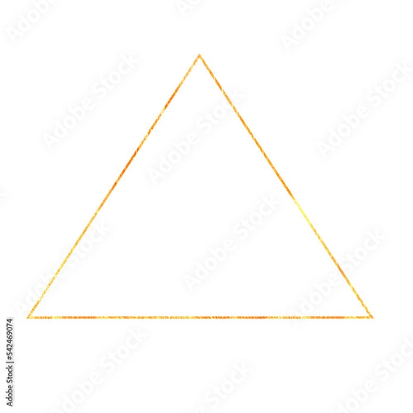Obraz gold frame, geometry png, design element for invitations, logos, social media . Design frames png. Frames on an isolated transparent background.