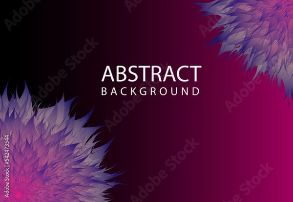Obraz abstract background with flowers