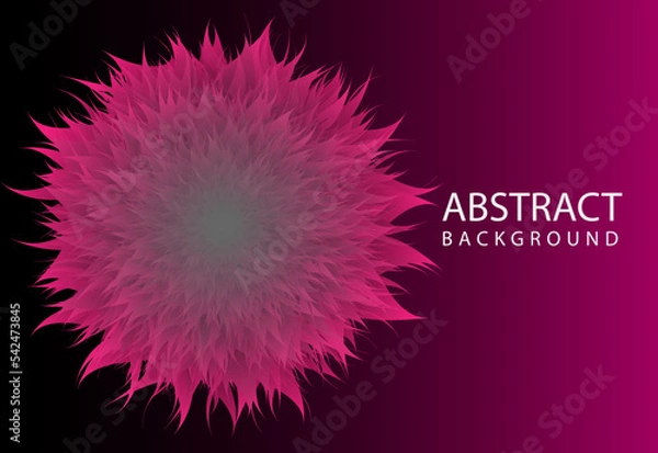 Obraz abstract background with pink flowers