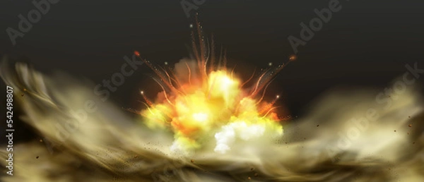 Fototapeta Nuclear Explosion