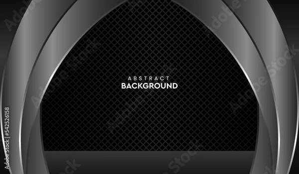 Fototapeta Dark metal texture abstract background