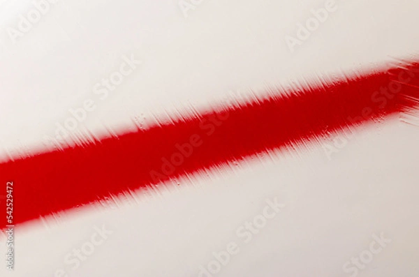 Obraz White and red colors paper texture background. Motion blur texture background. Place for text. Abstract rain lines. White and red abstract pattern.
