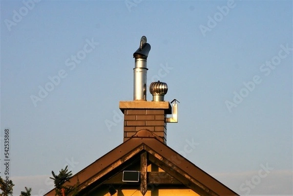 Obraz DACH,BUDOWA,PUNKT ORIENTACYJNY,