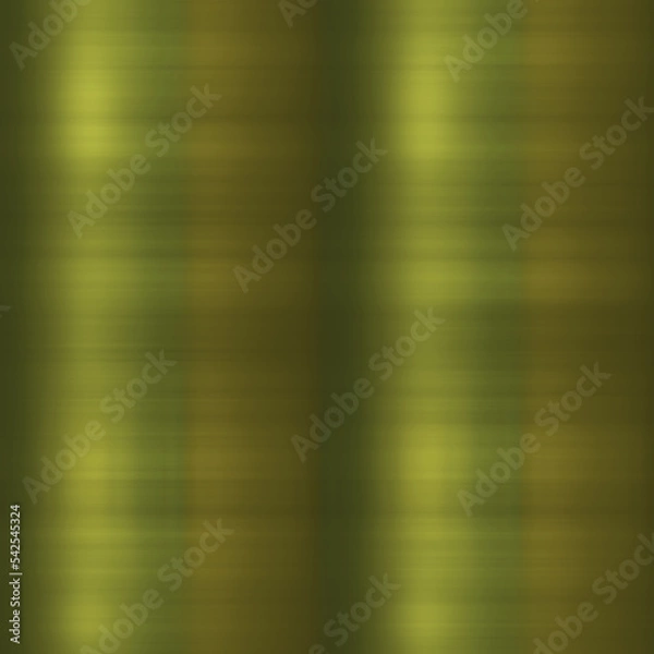 Fototapeta Polished metal texture, shiny steel with green reflection 3D banner. Silver metallic gradient grey with scratches. Titan, steel, chrome, nickel foil surface texture effect	
