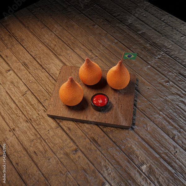 Obraz pear on a wooden table