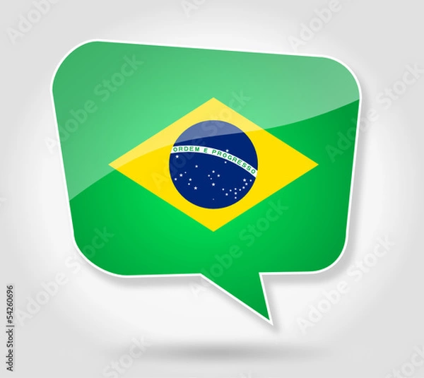 Obraz Bulle : Drapeau Brésil