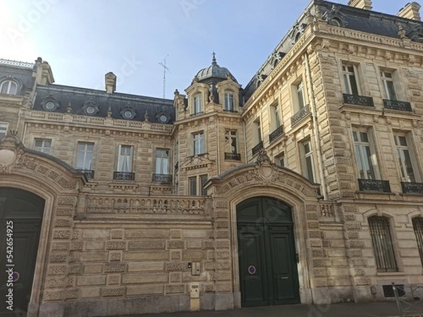 Obraz Lille, October 2022: Magnificent facades of the buildings of Lille, the capital of Flanders	