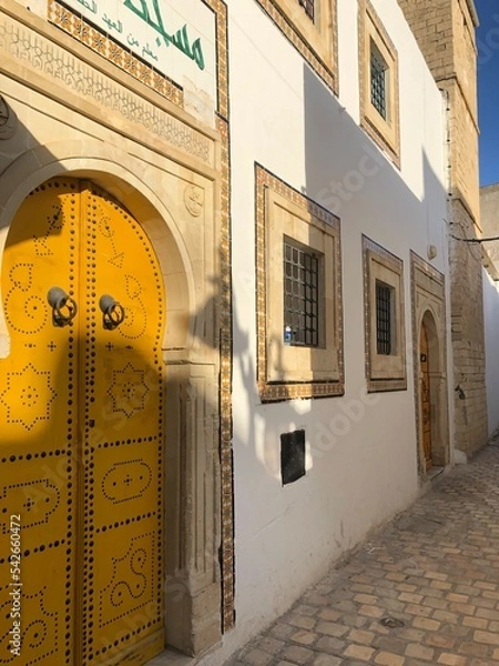 Obraz façade tunisienne