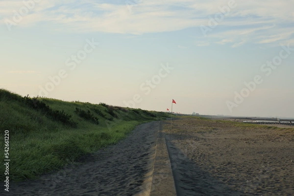 Obraz 千葉、外房の海岸。