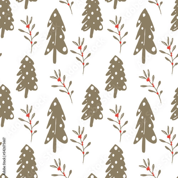 Obraz christmas pattern,tree