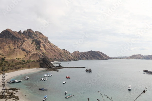 Obraz インドネシア、パダール島の山からの景色。