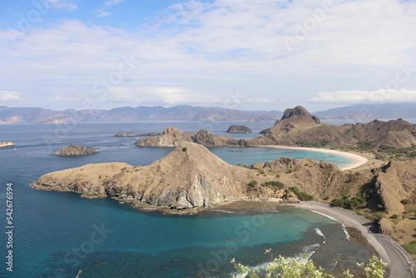 Obraz インドネシア、パダール島の山からの景色。