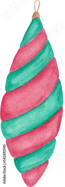 Fototapeta christmas tree decorations