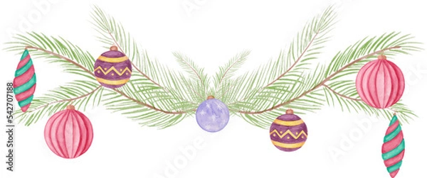 Fototapeta Christmas decoration