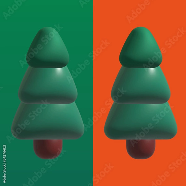 Obraz Sapin 3D style ballon gonflable