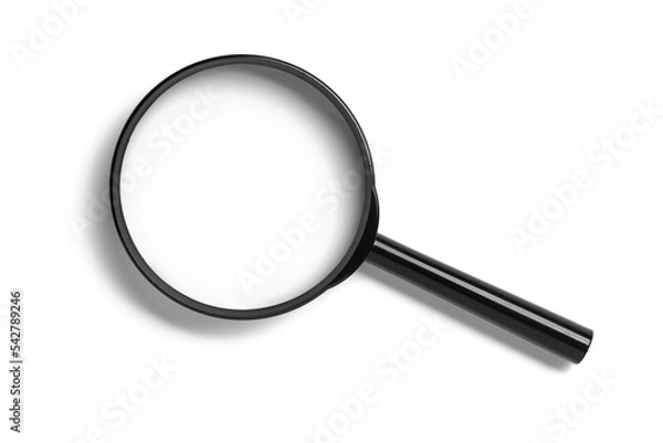 Obraz Magnifying glass isolated