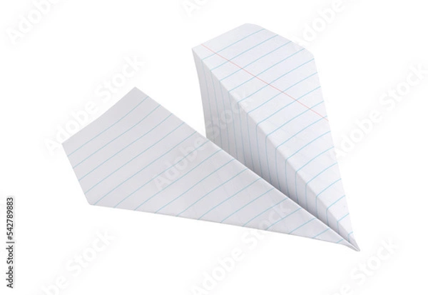 Obraz paper plane isolated