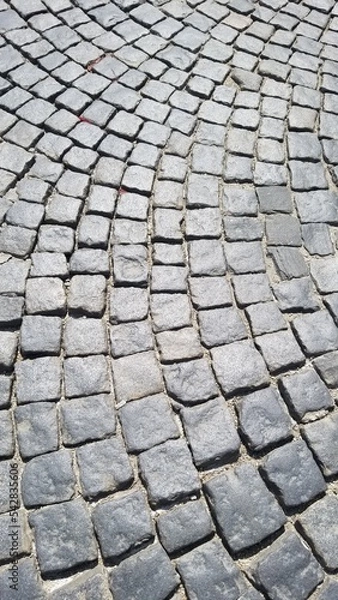 Obraz stone block paving