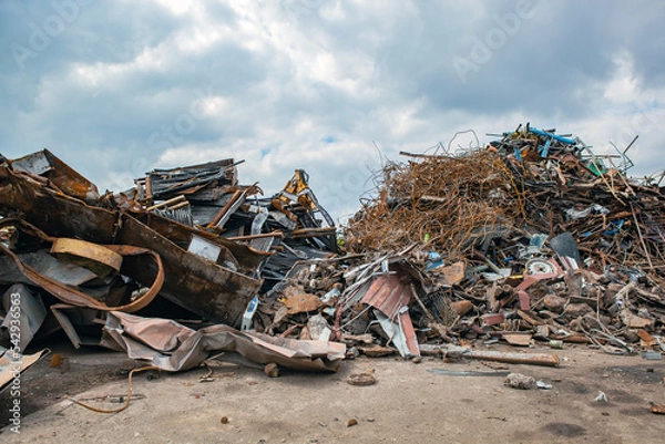 Fototapeta Złomowisko 4
