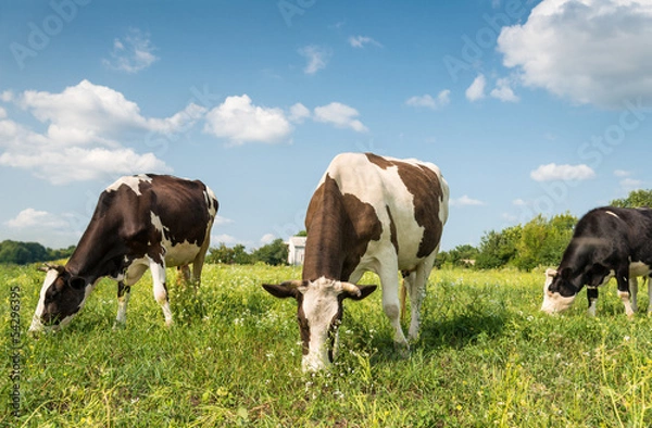 Fototapeta Cows in a field