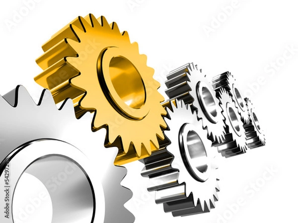 Fototapeta Zahnräeder