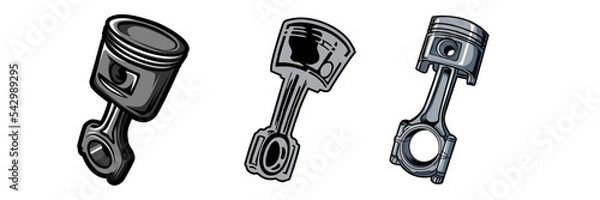 Obraz piston vector design illustration eps