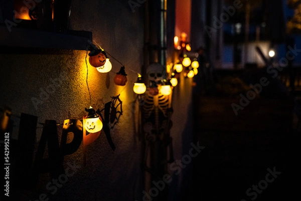 Obraz Halloween im dunkeln Deko