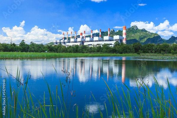 Obraz power plant and environment
