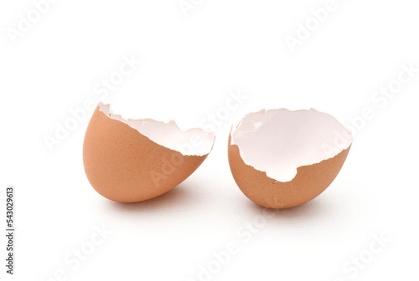 Obraz Cracked eggshell isolated