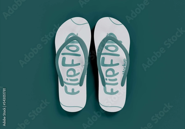 Obraz Flip Flops Beach Macupp