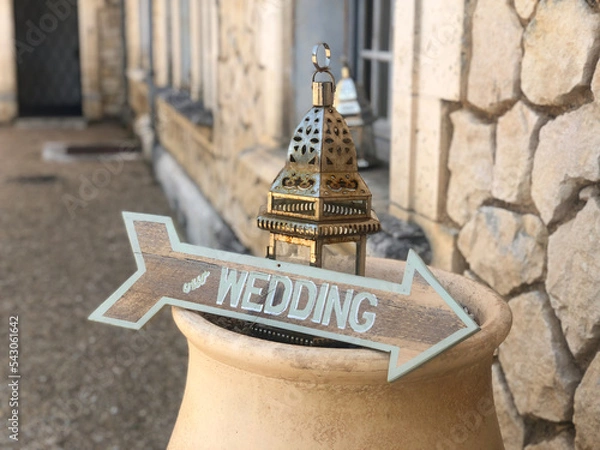 Obraz Wedding Sign