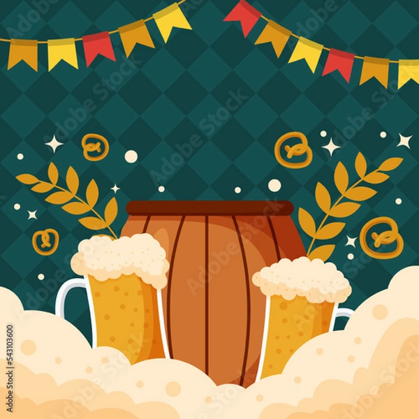 Obraz Octoberfest Festivity Background