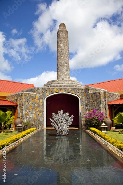 Obraz brandy shop at Mauritius