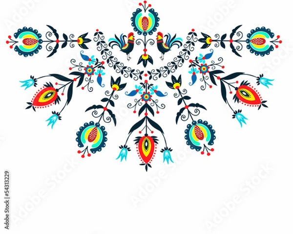 Obraz ludowa dekoracja