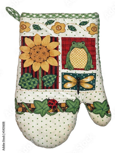 Obraz A baking glove, includes clipping path