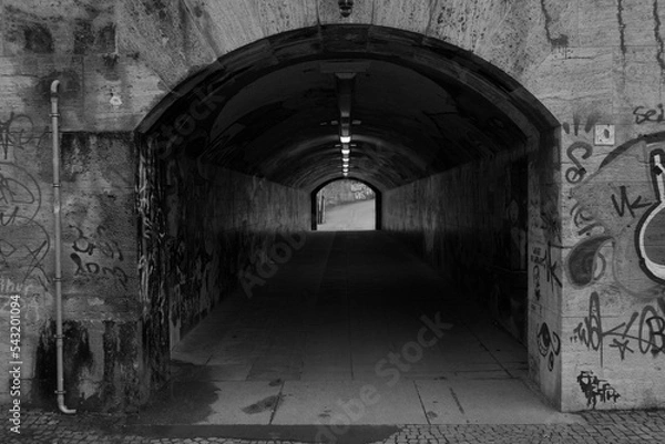 Fototapeta Graffiti tunnel 2